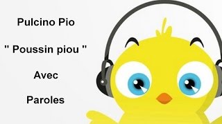 Pulcino Pio  Le Poussin Piou  Paroles [upl. by Dnomse]