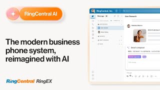 RingEX  The modern business phone system reimagined with AI [upl. by Runkel410]