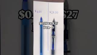 2700 pen vs 001 pen 😱 vs expensive fashion versace pen testing shorts short viral [upl. by Ilagam]