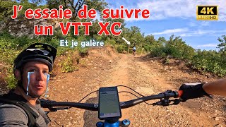 VTT Jessaie de suivre un mec entrainé 😆 Spoiler  Je passe pour un  Belgentier Var France [upl. by Anuat]