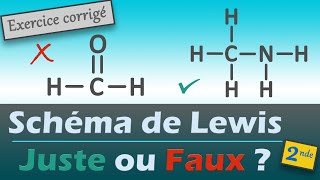 Schéma de LEWIS  Compléter une formule  ✔️ Méthodologie  Physique  Chimie  Lycée [upl. by Joby]