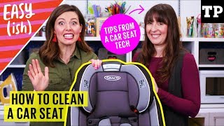 How to clean a car seat DIY travel kit  safest cleaning products  Easyish S01E06 [upl. by Ait385]