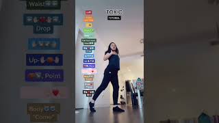 TOXIC TIKTOK DANCE TUTORIAL shorts [upl. by Aztin418]