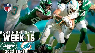 New York Jets vs Miami Dolphins Game Highlights  NFL 2023 Week 15 [upl. by Yrgoerg629]