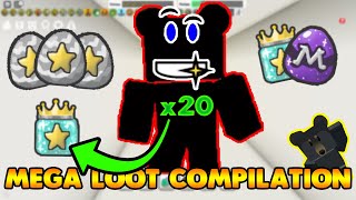 Bee Swarm Simulator  The Best Tunnel Bear Loot Compilation Ever x20 [upl. by Burman]