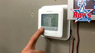 How to Use Your Honeywell T4 Pro Thermostat [upl. by Nolla]