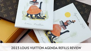 2023 Louis Vuitton Agenda Refills Review  GM amp Desk Agenda Refills [upl. by Netniuq957]