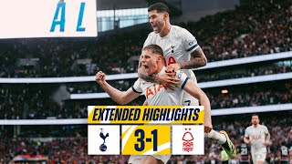 TOTTENHAM HOTSPUR 31 NOTTINGHAM FOREST  PREMIER LEAGUE EXTENDED HIGHLIGHTS [upl. by Nade]