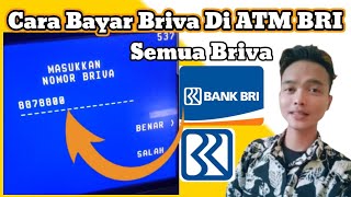 Cara Bayar Briva Di ATM BRI Terbaru 2023  Cara Membayar Pakai Briva BRI Lewat Mesin ATM [upl. by Yentterb]