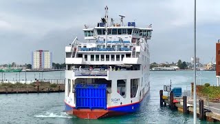 Portsmouth to Fishbourne  St Clare  Wightlink [upl. by Elnukeda]