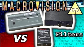 Macrovision Copyguard copy protection vs 3 Video Stabilizers  Clarifiers  RXII Sima Vidicraft [upl. by Ellenwahs]