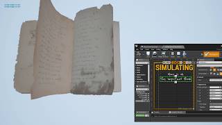 Flip trough pages in a book in UE4 [upl. by Areikahs]