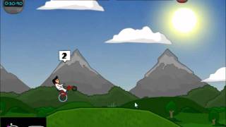 CycloManiacs 2  Flash Game  Gameplay [upl. by Ynnos]