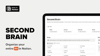 Notion Second Brain 2024 Edition [upl. by Cordey]