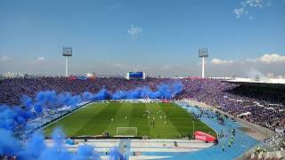 SALIDA UNIVERSIDAD DE CHILE VS colo colo SUPER CLASICO CHILENO [upl. by Lorolla325]