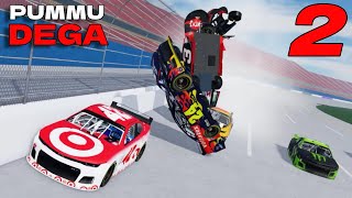 NASCAR Pummu Talladega Ai Crash Compilation 2 [upl. by Annaigroeg]