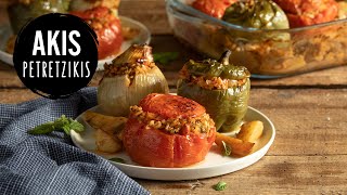 Gemista  Greek Stuffed Vegetables  Akis Petretzikis [upl. by Erodeht]