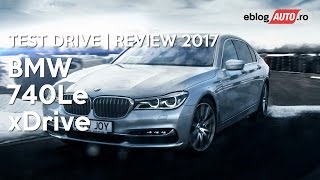 BMW 740le xDrive Seria 7 hibrid  Test Drive  Review 2017 [upl. by Ducan]