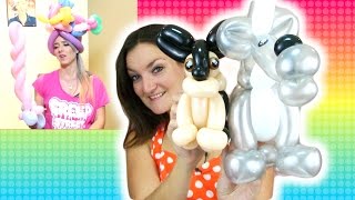 JENNA MARBLES makes Balloon Animals  I make Kermit amp Mr Marbles [upl. by Aletha]