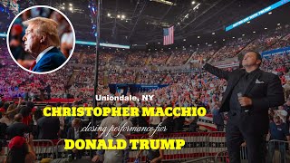 Christopher Macchio’s Powerful Nessun Dorma Closing Performance in 4K  Trump Rally Uniondale NY [upl. by Dewees]