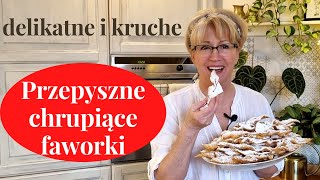 PRZEPYSZNE CHRUPIĄCE FAWORKI DELIKATNE I KRUCHE [upl. by Rozanne]