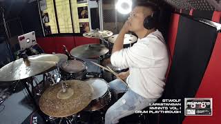 LAPASTANGAN  ST WOLF【 drum playthrough 】 [upl. by Manvil]