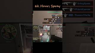 6000 hrs spray csgo gaming cs2 [upl. by Ade]