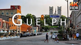 ✨Guelph Ontario Canada 4K Walking Tour  Stunning Sunset Time In Historic Downtown [upl. by Llenrep334]