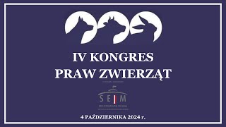 IV Kongres Praw Zwierząt Senat Sala obrad plenarnych [upl. by Hanid]