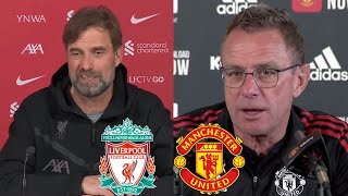 Liverpool vs Manchester United Preview  Jurgen Klopp And Ralf Rangnick Interview [upl. by Magnolia394]