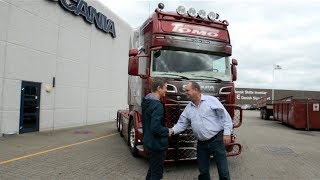 Levering af Scania R 730 til Tomo Transport [upl. by Huggins]