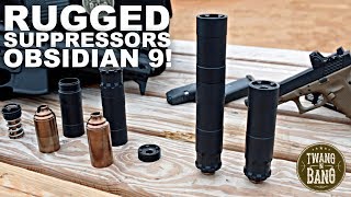 Rugged Suppressors Obsidian 9 Modular 9mm Silencer [upl. by Oiciruam]