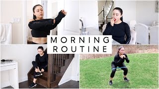 MY SPRING MORNING ROUTINE  OUTDOOR WORKOUT 2018 [upl. by Yram]