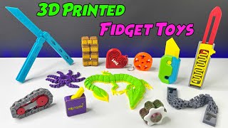 Awesome 3D Printed Fidget Toys [upl. by Eugenio]