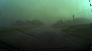 Rain Wrapped Tornado and Windbag near Wells MN 852024 [upl. by Elleiad]