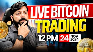 Live Intraday Trading  Crypto Bitcoin Live  VP Financials [upl. by Alleuqram]