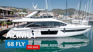 Azimut Yachts  68 Flybridge New Model Year 2024 [upl. by Analos485]