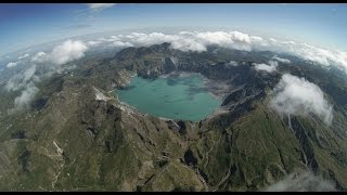 🇵🇭 Mount Pinatubo Flyover  Philippines [upl. by Andy685]