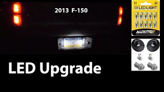 License Plate Lights Auxito 168194 LED Upgrade with New Lens Kit [upl. by Amasa]