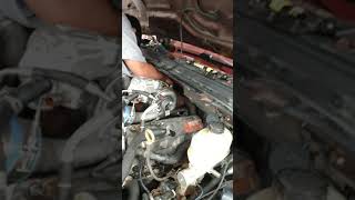 Oil cooler replacement on 64 powerstroke [upl. by Tiffanie404]