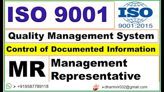 QMS Quality Management System ISO9001 [upl. by Oigolue]