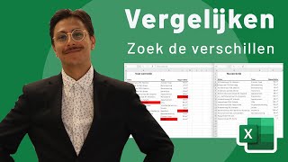 Vergelijken van twee lijsten in Excel [upl. by Enyamrahs121]