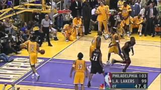 NBA playoff moment No 14 Iverson steps over Lue [upl. by Yllus]