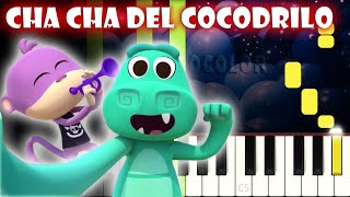 Cha Cha Cha del Cocodrilo  Piano Cover  Tutorial  Karaoke [upl. by Zenobia]