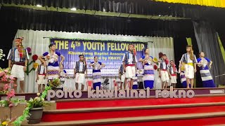 poito khwlai nairokno  the 4th youth fellowship  Gospel music video  KBA CHOIR [upl. by Lita]