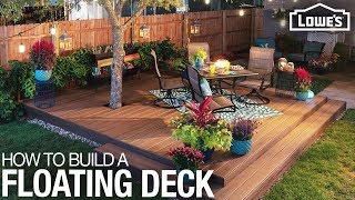 How to Build a Floating Deck [upl. by Berners]