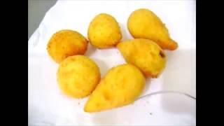 Receita coxinha com massa de mandioca como fazer o salgado com massa de mandioca [upl. by Etac]