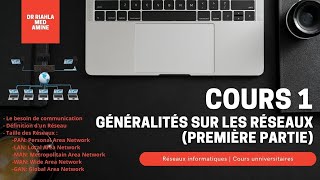 Cours réseaux N° 1  Généralités sur les réseaux Première partie Par Dr MARIAHLA [upl. by Eener]