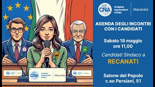 CNA Macerata incontra candidati sindaco Recanati [upl. by Tarr]