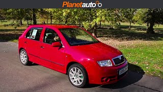 Skoda Fabia VRS 2005 Turbo Diesel Retro Hot Hatch First Drive [upl. by Adlen295]